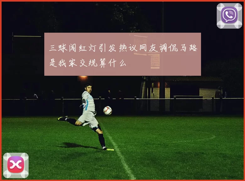 三球闯红灯引发热议网友调侃马路是我家交规算什么